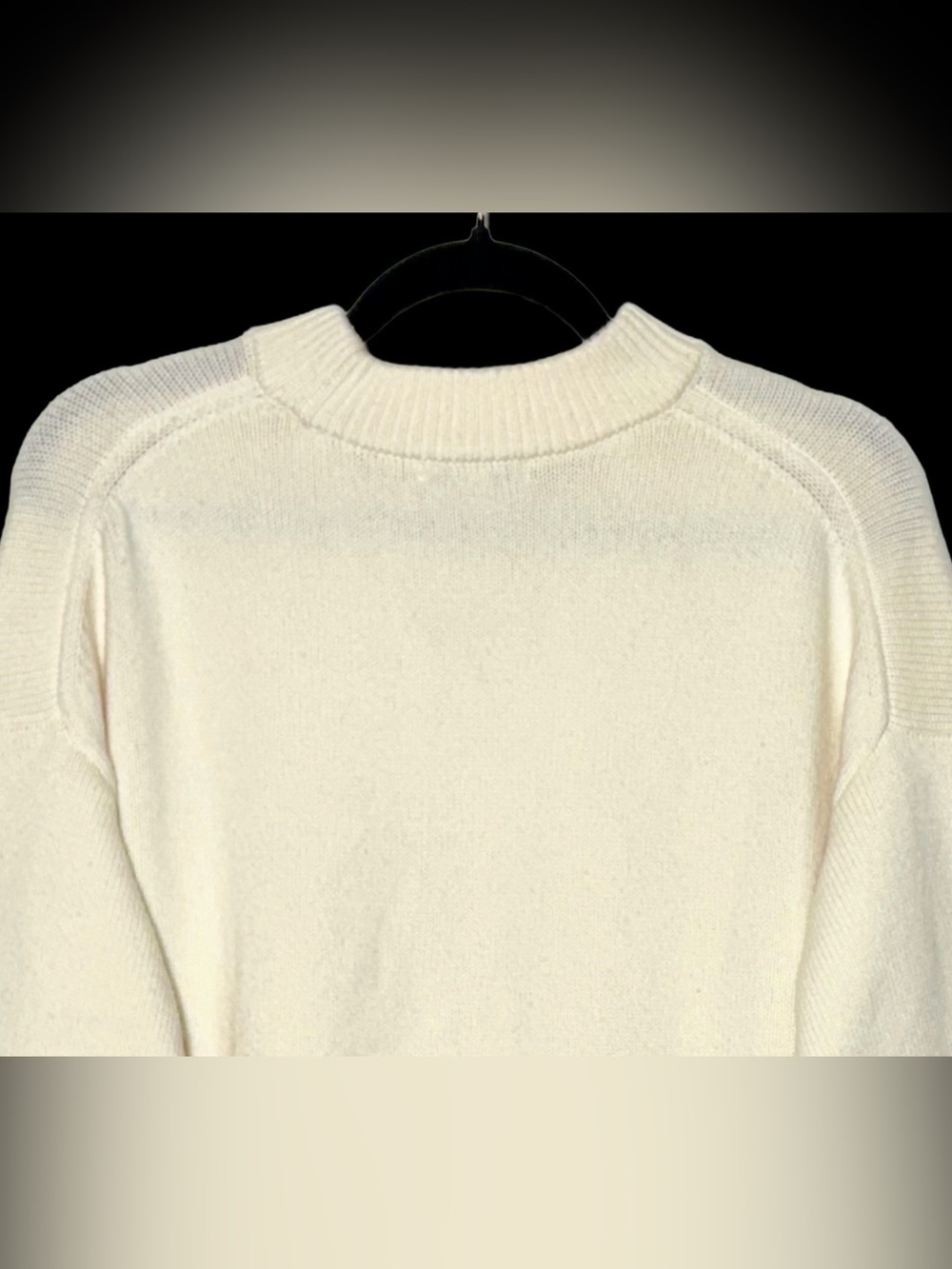 NWT Madewell Wool & Cashmere Boxy Crewneck Sweater in Heather Cloud, NT602, M - Picture 10 of 16